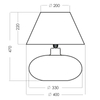 Lampa stojąca 4concepts TANZANIA Złota