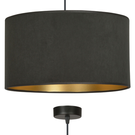 Lampa wisząca HILDE 1 BL BLACK Emibig 1054/1 czarny