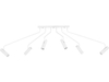 Lampa wisząca Nowodvorski 6492 Eye Super White VI