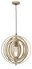 Lampa wisząca Luces Exclusivas MARTIN LE42097 drewniany