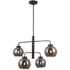 Lampa wisząca Italux Poggi PND-28028-4D Czarny mat