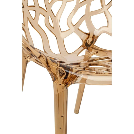 Krzesło KORAL amber - poliwęglan