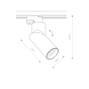 Lampa szynowa PROFILE INDIA Nowodvorski 7657 czarny