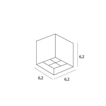 MAXLIGHT C0251 LAMPA SUFITOWA X-LINE 5W