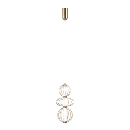 Lampa wisząca Italux Rabel PND-344221-3V-HBR Złoty