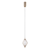 Lampa wisząca Italux Sevil PND-34403-1-HBR Złoty