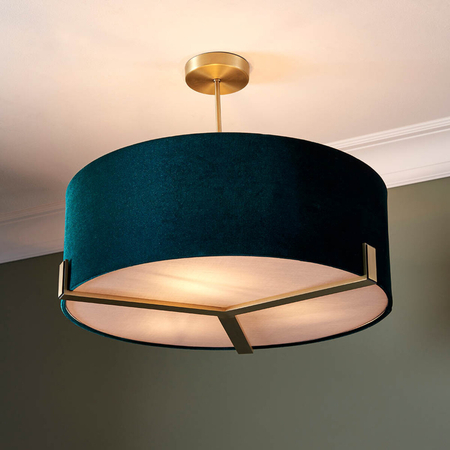 Endon Lighting Lampa wisząca 95839 mosiądz