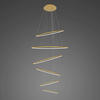 Lampa wisząca Ledowe okręgi No.6 złota 2700k ściemnialna Altavola Design