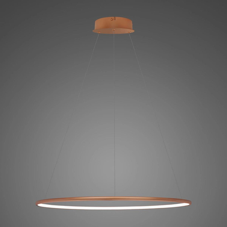 Lampa wisząca Ledowe Okręgi No.1 60cm 3k miedziana Dali