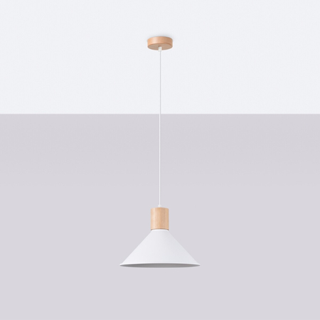 Sollux Lighting Lampa wisząca JAGA biała SL.1319
