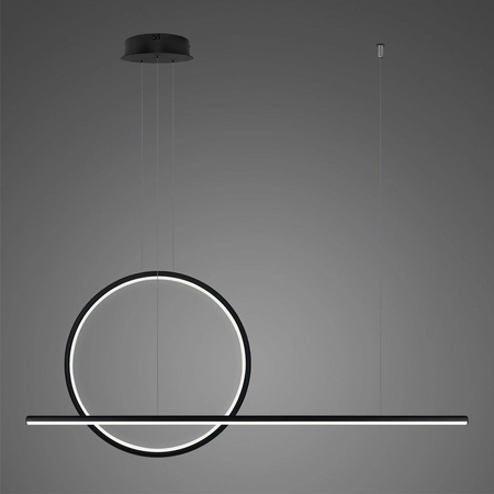 Lampa wisząca Linea No.2 100 40cm czarna 3k ściemnialna