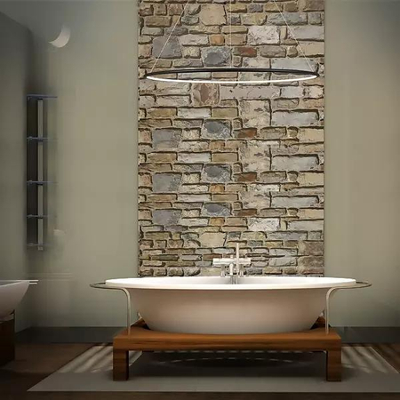 Lampa wisząca Ledowe Okręgi No.1 80cm 2700k czarna Design