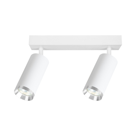 Milagro Oprawa Mica Spot Biały + Chrom 2xGU10 ML2097 BIAŁY