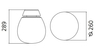 Kinkiet/plafon Artemide 1818010A Empatia 26 LED