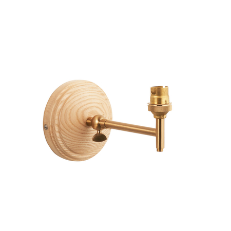 Kinkiet Endon Lighting Wood Fold 115077 mosiądz