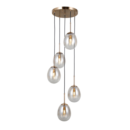 Lampa wisząca Italux PND-40825-5-GD Złoty