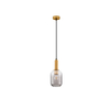 Lampa wisząca Luces Exclusivas QUERISA LE45215 złoty i odcienie złota, szary i odcienie szarości
