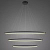 Lampa wisząca Ledowe Okręgi No.3 120cm 2700k czarna Dali