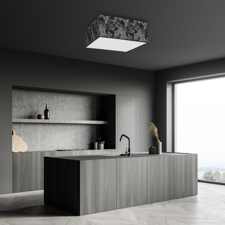 Milagro Lampa Sufitowa SATINO SILVER 3xE27 50cm MLP7326 CZARNY