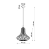 Sollux Lighting Lampa wisząca ELZA SL.0641
