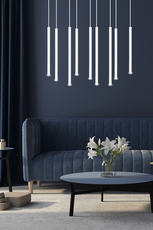 Lampa wisząca SELTER 9 WHITE Emibig 553/9 biały