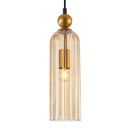 Lampa wisząca Italux PND-28636-1L-GD-AMB Złoty