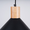 Sollux Lighting Lampa wisząca JAGA czarna SL.1320