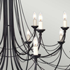 Żyrandol Elstead Lighting Carisbrooke czarny CB18-BLACK