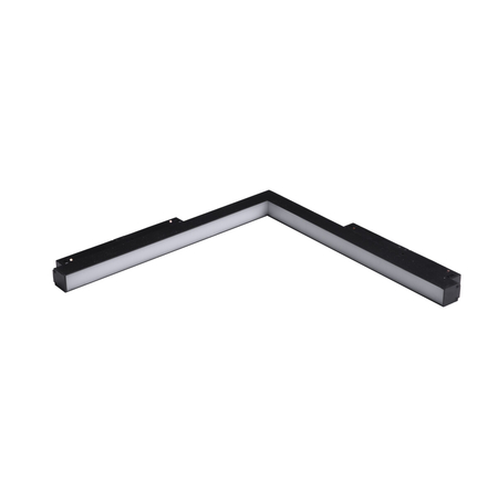 Lampa szynowa magnetyczna Azzardo ALFA SAGA TRACK MAGNETIC 2LINE CORNER B 24W CCT SWITCH DIM BK AZ6245 BLACK