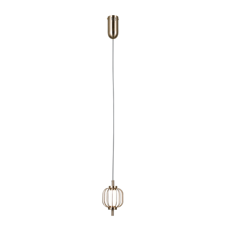 Lampa wisząca Italux Pedro PND-34405-1-HBR Złoty