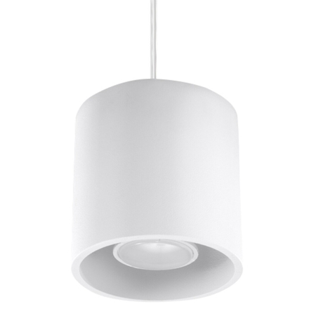 Sollux Lighting Lampa wisząca ORBIS 1 biały SL.0053
