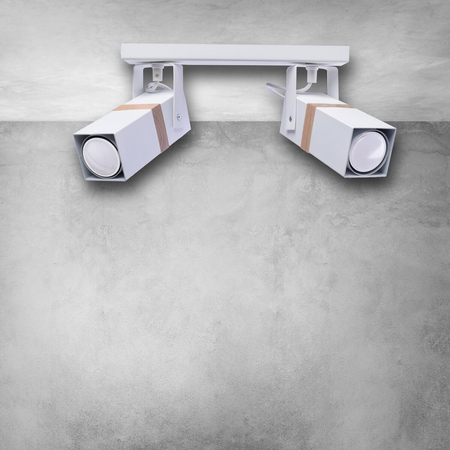 Milagro Lampa sufitowa Vidar 2xGU10 Biały MLP5406 BIAŁY