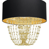 Milagro Lampa wisząca ALMERIA BLACK/GOLD 1xE27 MLP6442 CZARNY / ZŁOTY