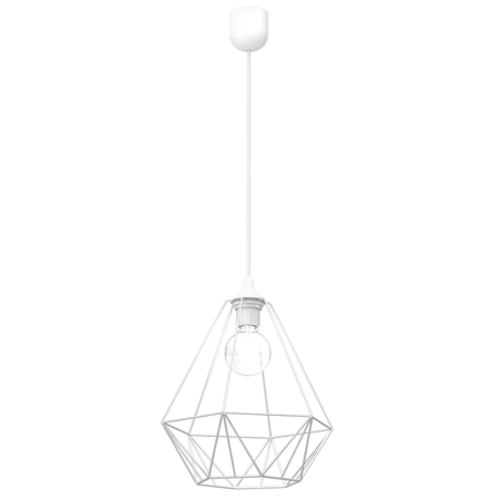 Milagro Lampa wisząca BASKET Biały 1xE27 MLP7212 BIAŁY