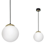 Milagro Lampa wisząca SPARTA BLACK / GOLD 1xE27 MLP6495 CZARNY / ZŁOTY