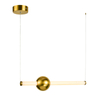 Lampa wisząca Italux Halling PND-16357-CB-1 Miedziany