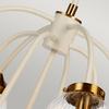 Lampa wisząca Elstead Lighting Cosmos beżowy/złoty DL-COSMOS9