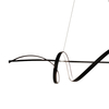 Milagro Lampa wisząca SASH 36W LED ML1190 CZARNY