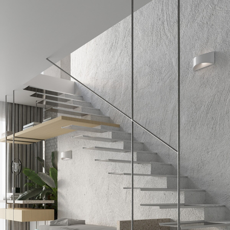 Sollux Lighting Kinkiet lakierowany VIXEN biały połysk SL.1048