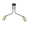 Lampa sufitowa VERNO 2 BLACK Emibig 655/2 czarny