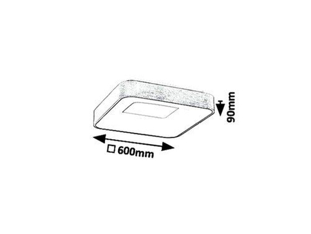 Lampa sufitowa Rabalux Carmella 5057 złoty