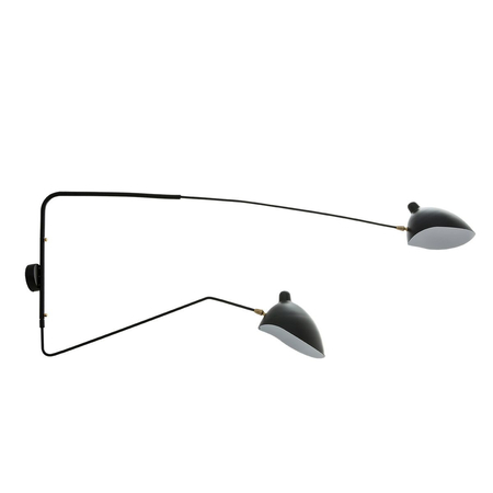 Kinkiet Italux MBE0016-2 Davis Czarny