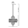 Milagro Żyrandol MARGOT CHROME 9xE14 ML0410 CHROM