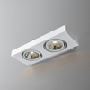 Kinkiet AQForm Sleek 111 x 2 Wall Biały Struktura