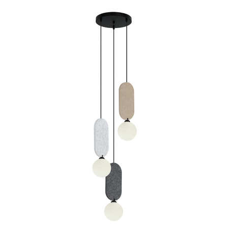 Lampa wisząca Italux PND-59815B-3-MLTI Beżowy, szary