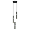 Lampa wisząca Italux Isidora PND-14290-3-GR Czarny, szary, chrom