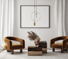 Lampa wisząca Italux PND-428892-BRO Mosiężny