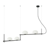 Lampa wisząca Italux Kernio PND-357784-BK+W Czarny