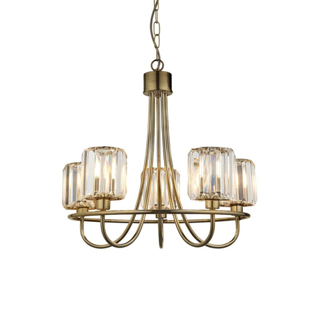 Lampa wisząca Endon Lighting Berenice 107802 mosiądz