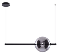 Lampa wisząca SANDRA 1 BLACK Azzardo AZ3351 black / chrome